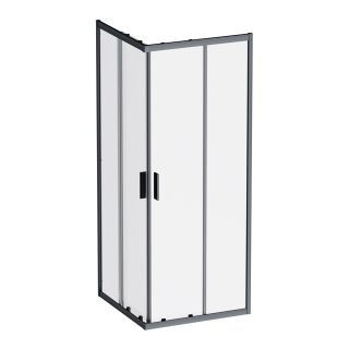 Душевой уголок Am.Pm Gem W90G-403-8080-BT 80x80 см без поддона чёрный матовый